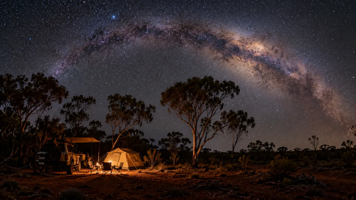 Photo for Night Sky Photography While Camping in the Outback